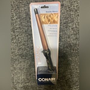 New Conair Ceramic Beachy Waves 1" to 1/2" Curling Wand All Hair Types